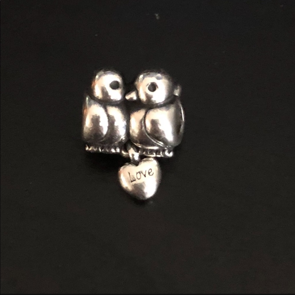 Lovebirds Pandora Dangle Charm